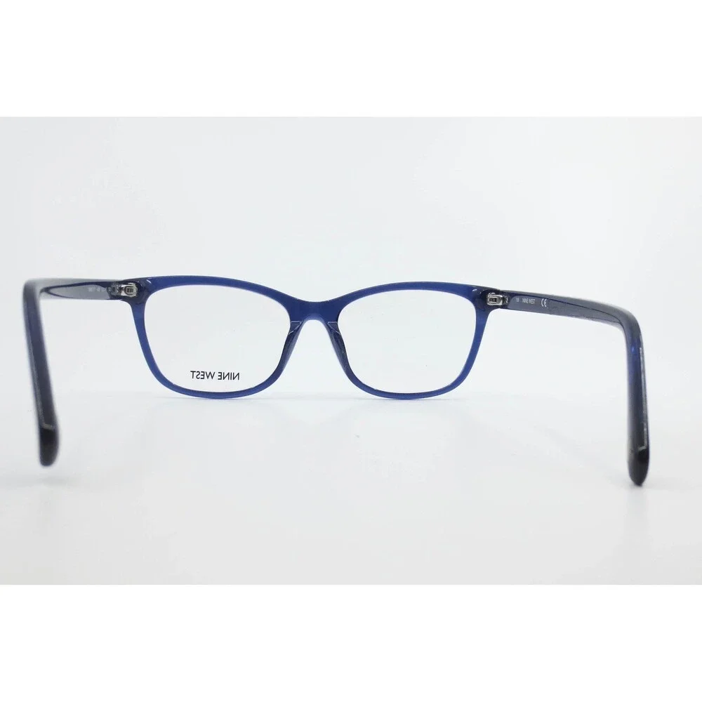 Nine West NW5171 405 Navy Blue Rectangular Eyeglasses Frames 52-16-135